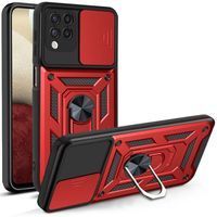 Ударопрочный чехол Camshield Serge Ring for Magnet для Samsung Galaxy M53 (Красный)