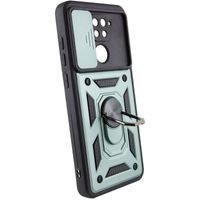 Ударопрочный чехол Camshield Serge Ring for Magnet для Xiaomi Redmi Note 9 (Зеленый) фото 4