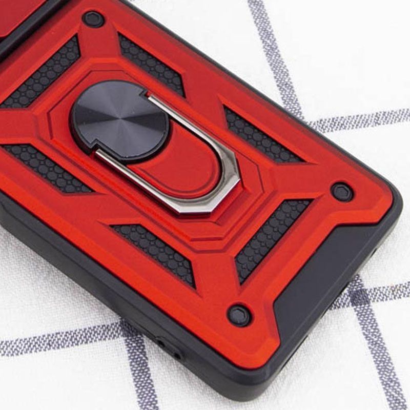 Ударопрочный чехол Camshield Serge Ring for Magnet для Samsung Galaxy A53 5G (Красный)
