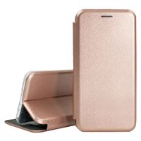 Чехол книжка Premium кожаный Huawei Honor 8X Розовое золото фото 1