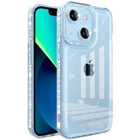 Чехол Starfall Clear для Apple iPhone 13 (6.1") (Голубой)
