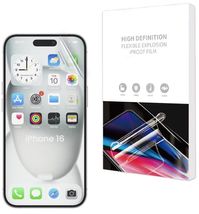 Плівка Гідрогелева Apple iPhone 16 (6.1") HD Gidrogel для екрану Глянцева фото 1