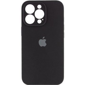 Чохол Silicone Case Full Camera Protective (AA) Apple iPhone 15 Pro Max (6.7") (Чорний / Black)