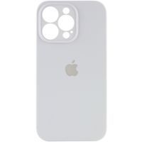 Чехол Silicone Case Full Camera Protective (AA) Apple iPhone 15 Pro Max (6.7") (Белый / White)