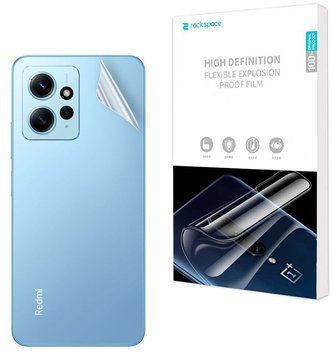 Гидрогелевая пленка Xiaomi Redmi Note 12 4G на крышку Глянцевая