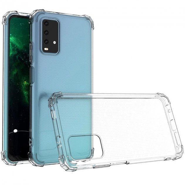 Чехол прозрачный с усиленными углами для Xiaomi Redmi 9T