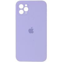Чехол Silicone Case Full Camera Square Iphone 12 Pro (Сиреневый / Dasheen)