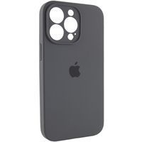 Чехол Silicone Case Full Camera Protective (AA) Apple iPhone 15 Pro Max (6.7") (Серый / Dark Gray)