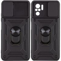 Ударостійкий чохол Camshield Serge Ring for Magnet для Xiaomi Redmi Note 10 (Чорний)