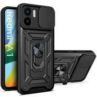 Ударостійкий чохол Camshield Serge Ring for Magnet для Xiaomi Redmi A1 (Чорний)