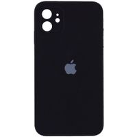 Чохол Silicone Case Full Camera Square Iphone 12 (Чорний / Black)