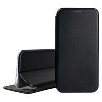 Чехол книжка Premium кожаный Xiaomi Redmi 7A Черный фото 1