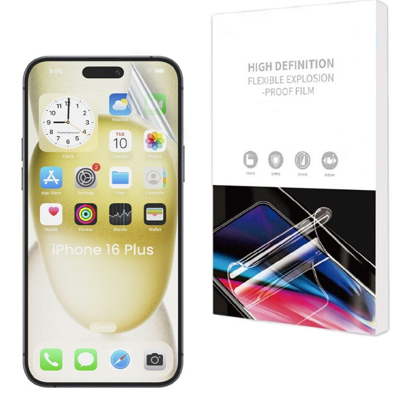 Плівка Гідрогелева Apple iPhone 16 Plus (6.7") HD Gidrogel для екрану Глянцева