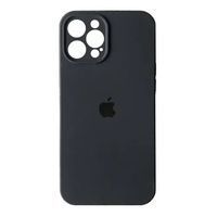 Чехол Silicone Case Full Camera Square Iphone 14 Pro (Серый / Dark Gray)