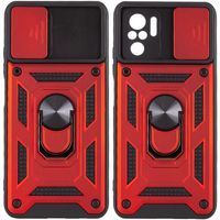 Ударостійкий чохол Camshield Serge Ring for Magnet для Xiaomi Redmi Note 10 (Червоний)