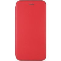 Чехол книжка Premium кожаный Realme C21Y (Красный) фото 1