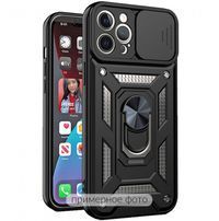 Ударопрочный чехол Camshield Serge Ring for Magnet для Apple iPhone 11 Pro (5.8") (Черный)
