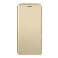 Чехол книжка Premium кожаный Realme C21Y (Розовое золото)