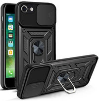 Ударопрочный чехол Camshield Serge Ring for Magnet для Apple iPhone 6, 6s (4.7) (Черный)