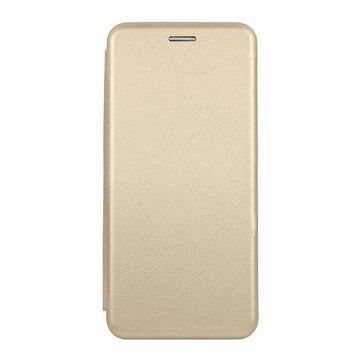 Чехол книжка Premium кожаный Realme C21Y (Розовое золото)