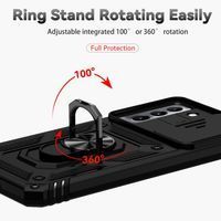 Ударопрочный чехол Camshield Serge Ring for Magnet для Samsung Galaxy S22 (Черный) фото 2