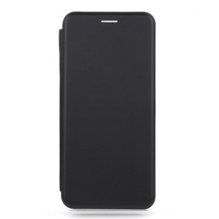 Чехол книжка Premium кожаный Realme C35 (Черный)
