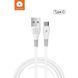 Кабель USB WUW X163 USB - Type-C 2,4A 1М Білий фото 2
