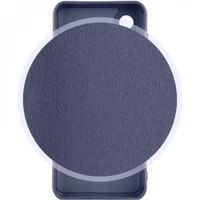 Чехол Silicone Case Samsung Galaxy S22 (Синий) фото 2