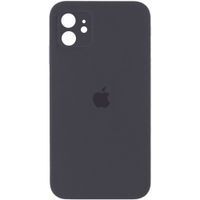 Чехол Silicone Case Full Camera Square Iphone 11 (Серый / Dark Gray)
