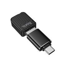 Автомобильный беспроводной адаптер CarPlay HOCO HU3 Tony для iPhone, USB-A/USB Type-C фото 1