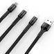 Кабель USB WUW X157 USB - Lightning 3A Ткань фото 2