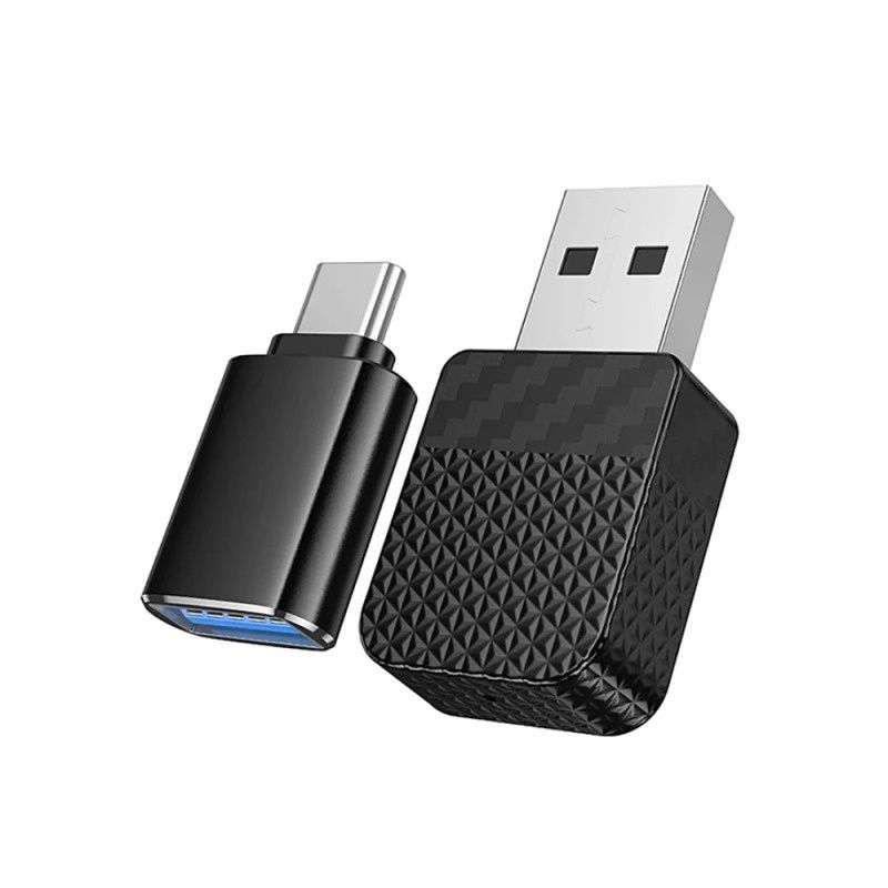 Автомобильный беспроводной адаптер CarPlay HOCO HU3 Tony для iPhone, USB-A/USB Type-C