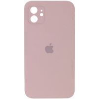 Чехол Silicone Case Full Camera Square Iphone 11 (Нежно Розовый/ Pink Sand)