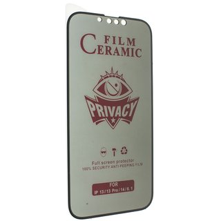 Гнучке скло Privacy Matt Ceramics Film Антишпигун для Apple iPhone 14 (6.1")