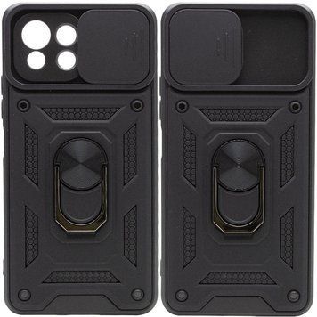 Ударостійкий чохол Camshield Serge Ring for Magnet для Xiaomi Mi 11 Lite 5G (Чорний)