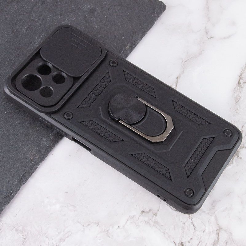 Ударопрочный чехол Camshield Serge Ring for Magnet для Xiaomi Mi 11 Lite 5G (Черный)