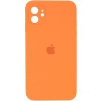 Чехол Silicone Case Full Camera Square Iphone 11 (Оранжевый / Papaya)
