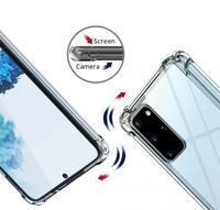 Чехол прозрачный с усиленными углами для Samsung Galaxy S20 фото 3