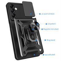 Ударостійкий чохол Camshield Serge Ring for Magnet для Realme 8 (Чорний) фото 1