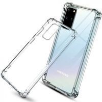 Чехол прозрачный с усиленными углами для Samsung Galaxy S20 фото 2