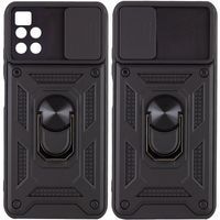 Ударостійкий чохол Camshield Serge Ring for Magnet для Xiaomi Poco M4 Pro 5G (Чорний)