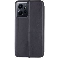 Чохол книжка Premium шкіряний Xiaomi Redmi Note 12 4G (Чорний) фото 2