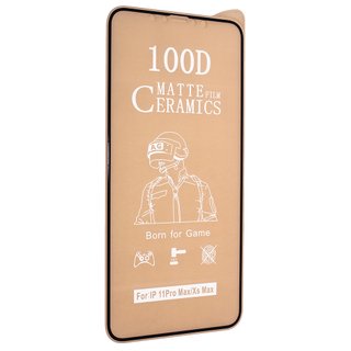 Гнучке скло 100D Matt Ceramics Film для Apple iPhone XS Max (6.5")