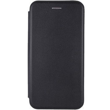 Чехол книжка Premium кожаный Xiaomi Redmi Note 12 4G (Черный)