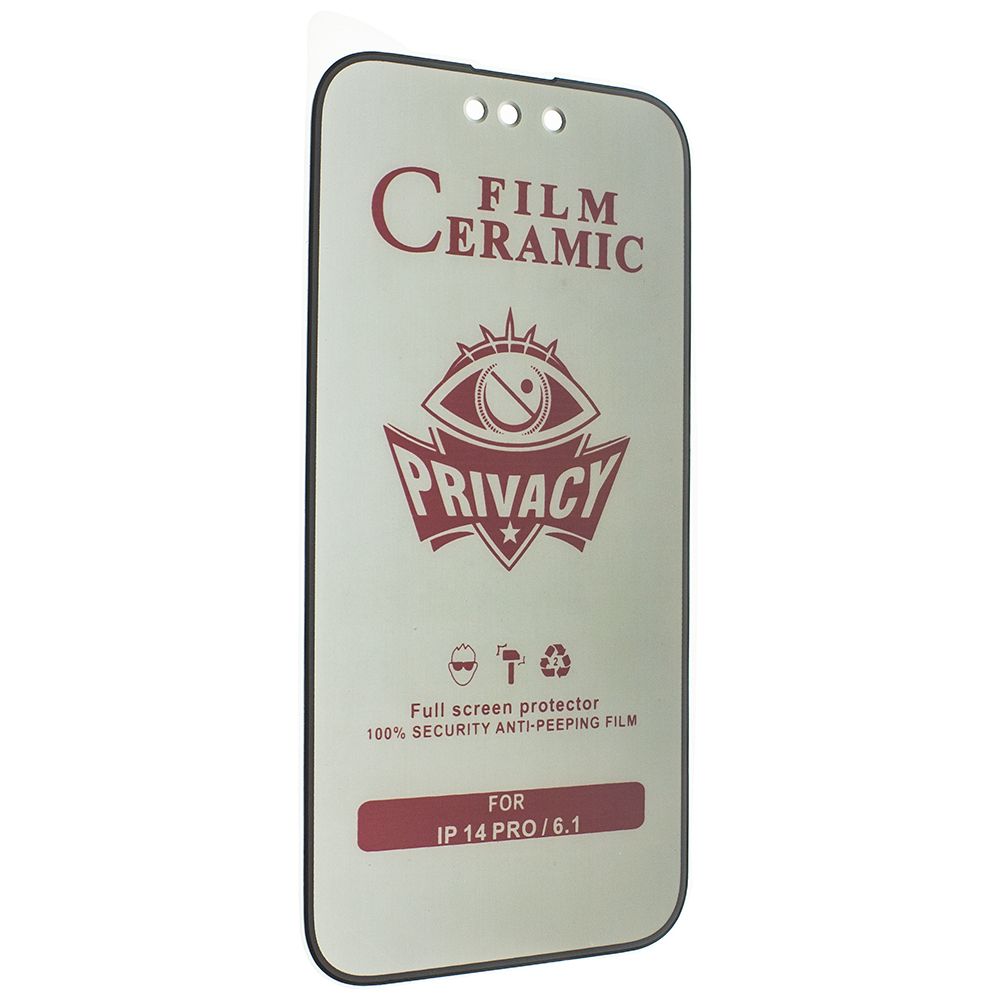 Гибкое стекло Privacy Matt Ceramics Film Антишпион для Apple iPhone 14 Pro (6.1")
