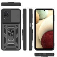 Ударопрочный чехол Camshield Serge Ring for Magnet для Samsung Galaxy A12 (Черный) фото 2