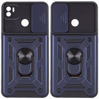 Ударопрочный чехол Camshield Serge Ring for Magnet для Xiaomi Redmi A2+ (Синий)