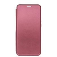 Чехол книжка Premium кожаный Samsung Galaxy S21 FE (Бордовый)