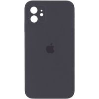 Чохол Silicone Case Full Camera Square Iphone 12 (Сірий / Dark Gray)