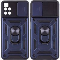 Ударостійкий чохол Camshield Serge Ring for Magnet для Xiaomi Poco M4 Pro 5G (Темно Синій)